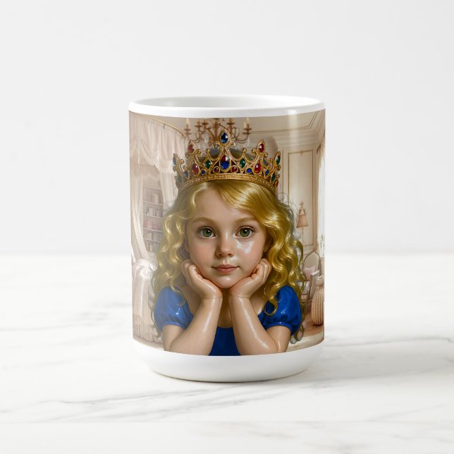 Golden Princess Elegance Coffee Mug (Center)