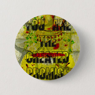 Golden Promise: The Golden Script of Destiny 6 Cm Round Badge