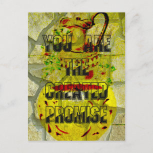 Golden Promise: The Golden Script of Destiny Postcard