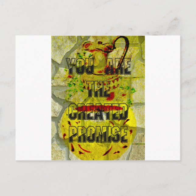 Golden Promise: The Golden Script of Destiny Postcard (Front)