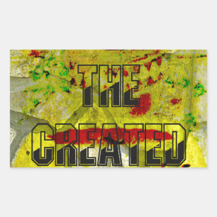 Golden Promise: The Golden Script of Destiny Rectangular Sticker