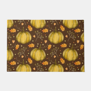 Golden Pumpkins Doormat