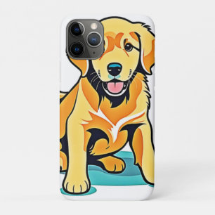 Golden Pup Charm Design iPhone 11 Pro Case