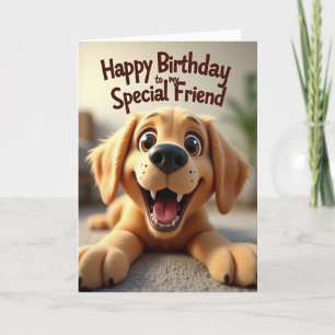 Golden Pup Joy Card