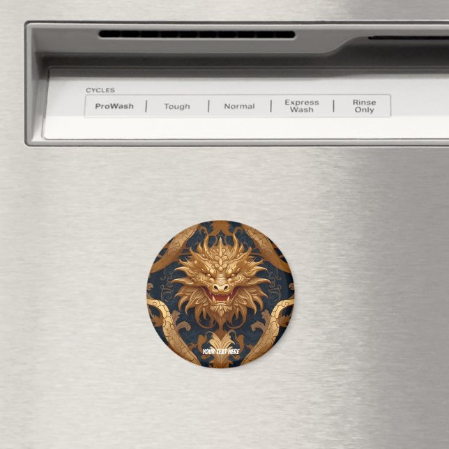  Golden Pyramid Pattern Magnet (In Situ (Dishwasher))