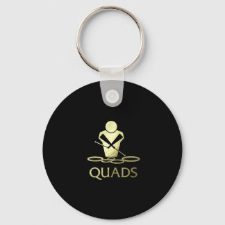 Golden Quads Key Ring