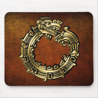 Golden Quetzalcoatl Mouse Mat