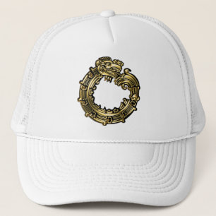 Golden Quetzalcoatl Trucker Hat