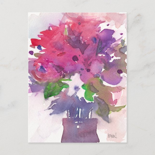 Golden Quote V Postcard (Front)