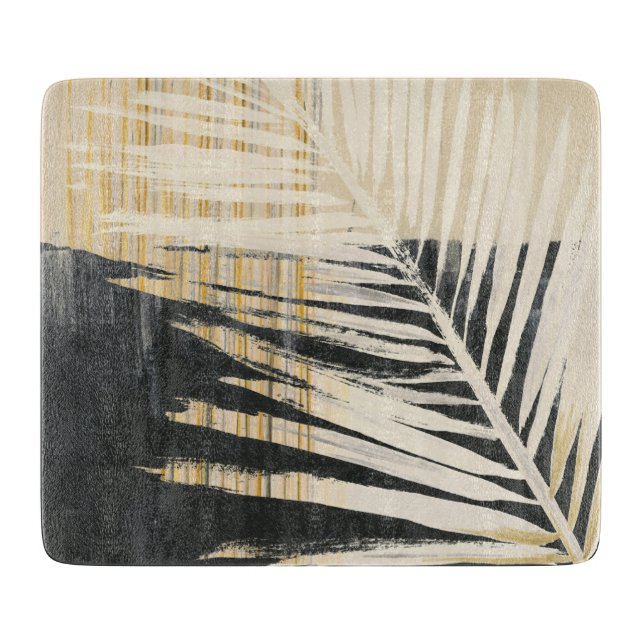 Golden Raffia - Palm Fronds Cutting Board (Front)