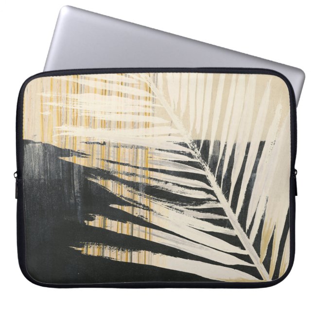 Golden Raffia - Palm Fronds Laptop Sleeve (Front)