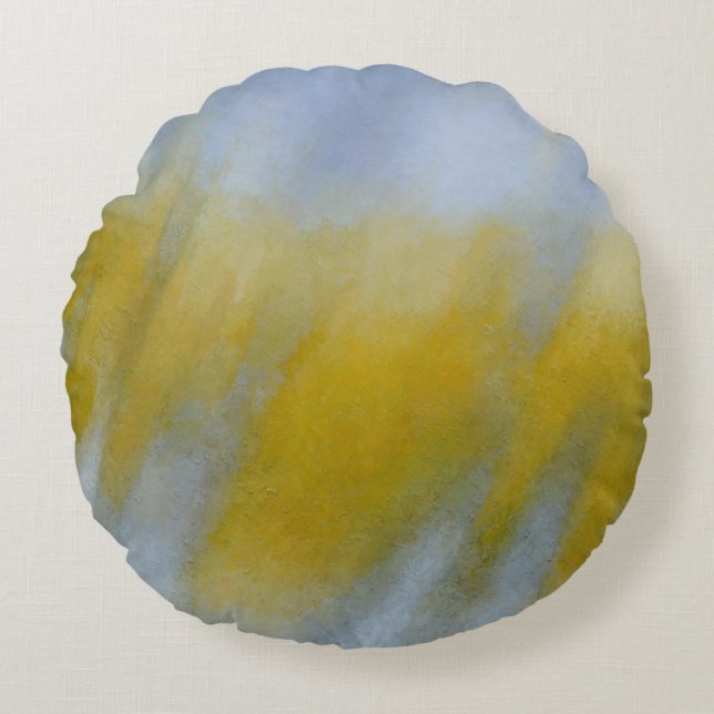 Golden Rain Round Cushion (Front)