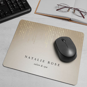 Golden Rain String Lights Personalized Mouse Mat