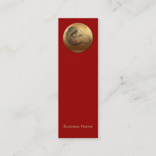 Golden Ram Chinese New Year Zodiac B Cards