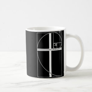 Golden Ratio Cross Christian Fibonacci Sequence Ma Coffee Mug