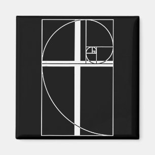 Golden Ratio Cross Christian Fibonacci Sequence Ma Magnet