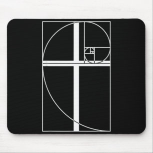 Golden Ratio Cross Christian Fibonacci Sequence Ma Mouse Mat