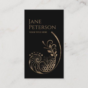Golden Ratio - Flower of life - Sacred Geometry Business Card