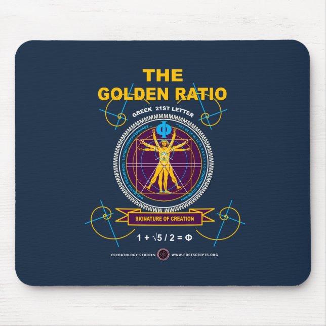 Golden Ratio Mouse Mat (Front)