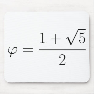 Golden ratio mouse mat