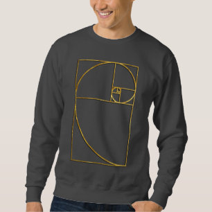 Golden Ratio Sacred Fibonacci Spiral Sweatshirt