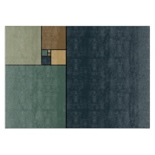 Golden Ratio Squares (Neutrals) Cutting Board