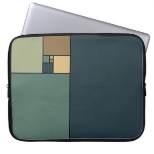 Golden Ratio Squares (Neutrals) Laptop Sleeve