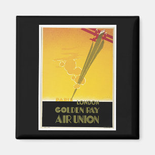 Golden Ray Air Union Magnet
