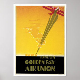 Golden Ray Air Union Poster