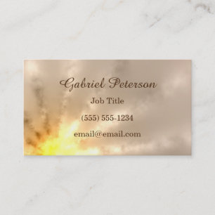 Golden Ray of Light Business Card