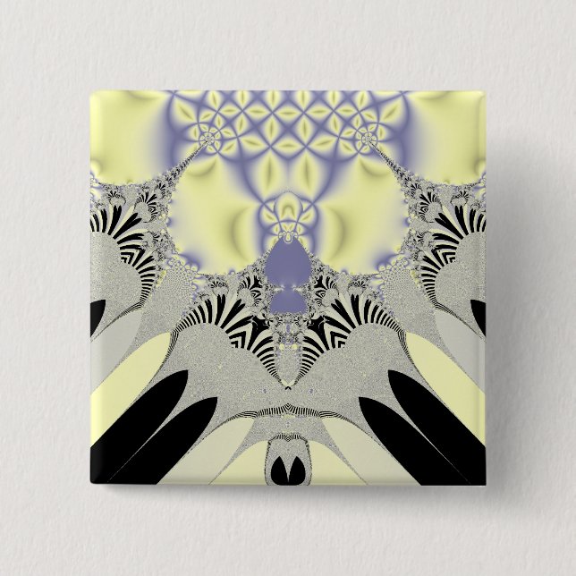 Golden Rays 15 Cm Square Badge (Front)
