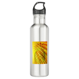 Golden Rays Passing Through A Large Pineapple  710 Ml Water Bottle