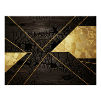 Golden Rebirth: Elegant Art from Chaos