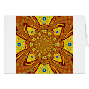 Golden Red African Asian traditional colours