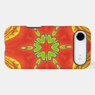 Golden red African Traditional colours