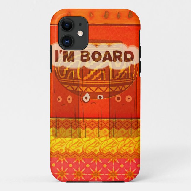 Golden Red African Traditional Colours Print Case-Mate iPhone Case (Back)