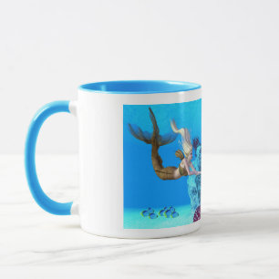 Golden Reef Mermaid Mug