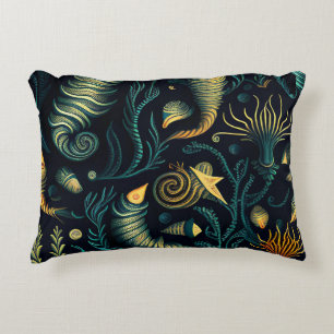Golden Reefs Decorative Cushion