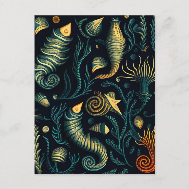 Golden Reefs Holiday Postcard (Front)