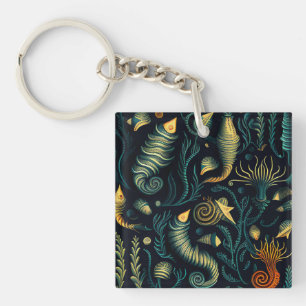 Golden Reefs Key Ring