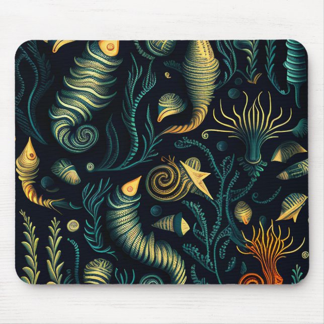 Golden Reefs Mouse Mat (Front)