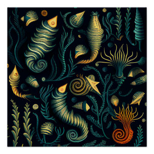 Golden Reefs Poster