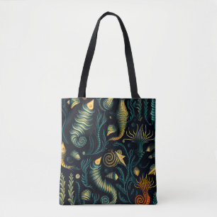Golden Reefs Tote Bag
