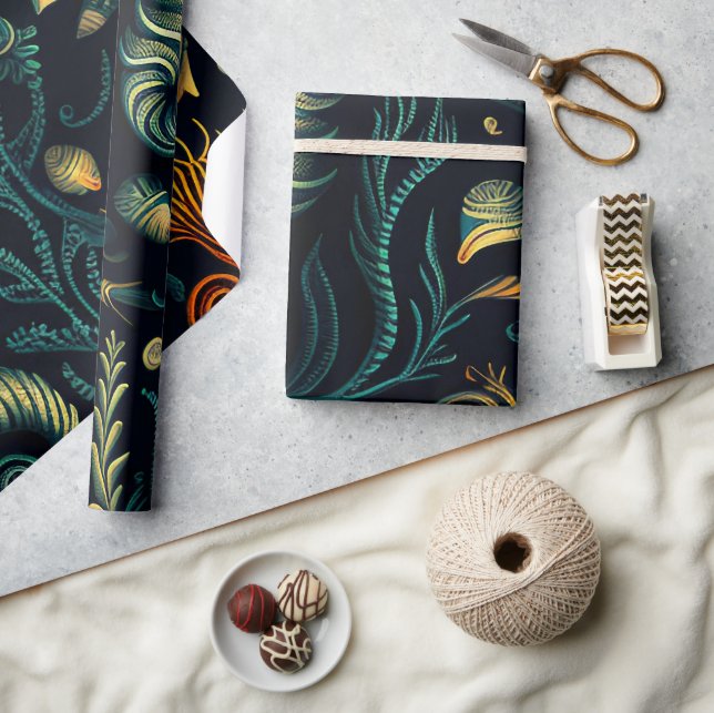 Golden Reefs Wrapping Paper (Crafts)