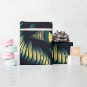 Golden Reefs Wrapping Paper