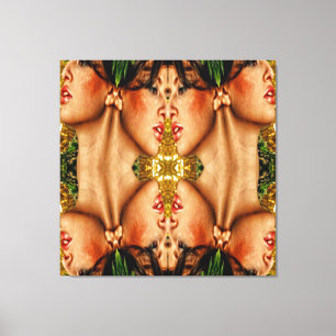 Golden Reflection Canvas Print
