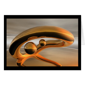 Golden Reflection Card