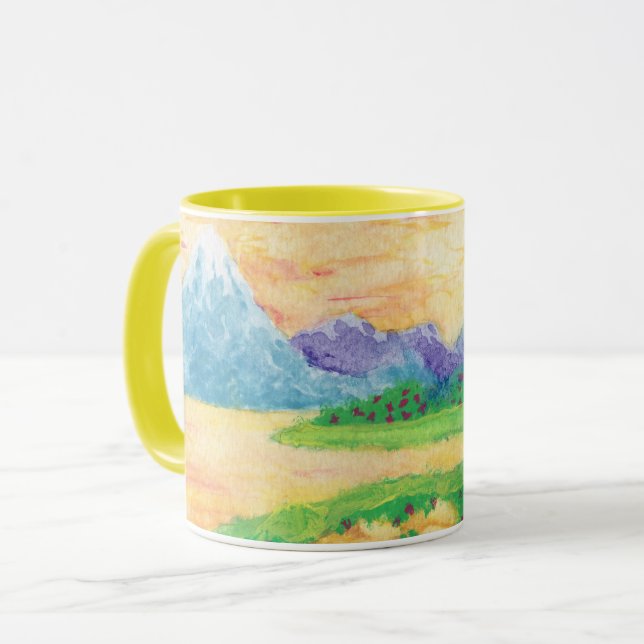 Golden Reflections by Lyric Rivera - Coffee Mug (Front Left)