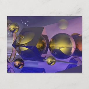 Golden reflections card