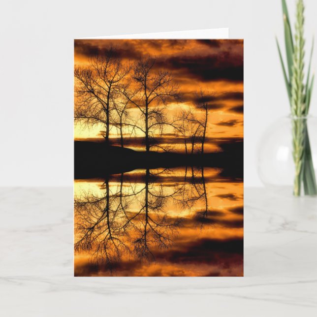 Golden Reflections Card (Front)